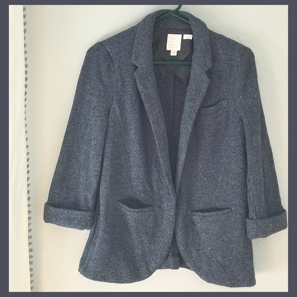 Lauren Conrad | Gray Heathered Work Blazer